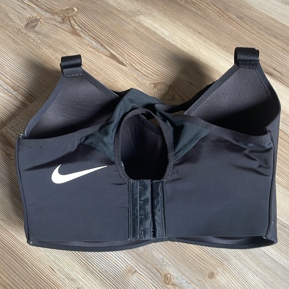 Nike Rival High-Support Sports Bra Size 34G Black High support Compression - Picture 5 of 12